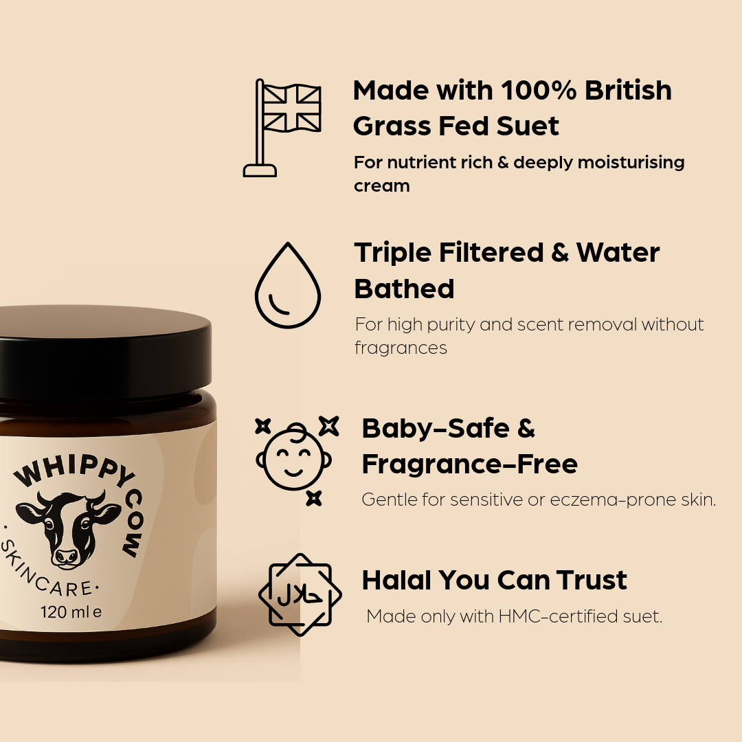 Whipped Grass-Fed Tallow Skin Cream (120ML)