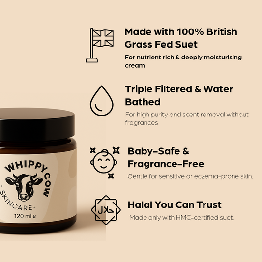 Whipped Grass-Fed Tallow Skin Cream (120ML)