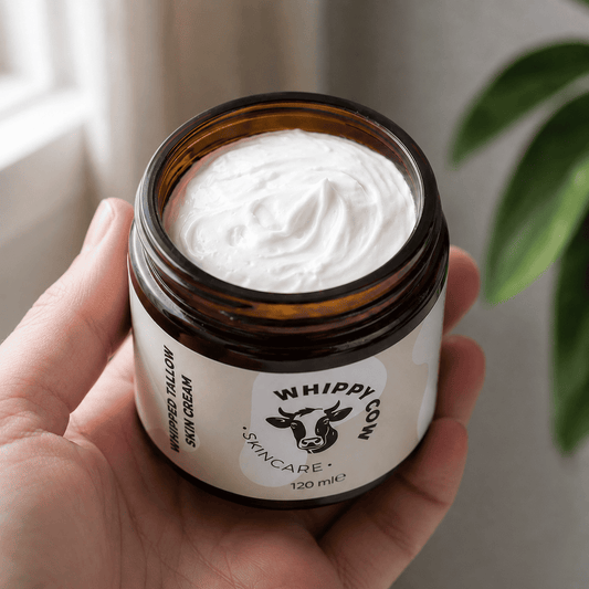 Whipped Grass-Fed Halal Tallow Cream | With Extra Virgin Olive Oil (120ML)